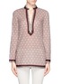 Main View - Click To Enlarge - TORY BURCH - 'Tory' check print cotton voile tunic