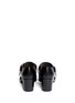 Back View - Click To Enlarge - JASON WU - Leather cutout buckle loafers