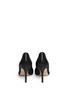 Back View - Click To Enlarge - GIANVITO ROSSI - Shiny cracked suede pumps