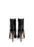 Back View - Click To Enlarge - GIANVITO ROSSI - Leather suede lace-up boots