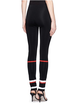 Back View - Click To Enlarge - GIVENCHY - Contrast stripe leggings