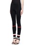 Front View - Click To Enlarge - GIVENCHY - Contrast stripe leggings