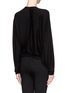 Back View - Click To Enlarge - GIVENCHY - Drape jersey top