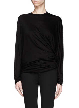 Main View - Click To Enlarge - GIVENCHY - Drape jersey top