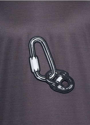 Detail View - Click To Enlarge - LANVIN - Chain appliqué T-shirt