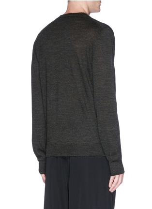 Back View - Click To Enlarge - LANVIN - Chain jacquard wool-alpaca sweater