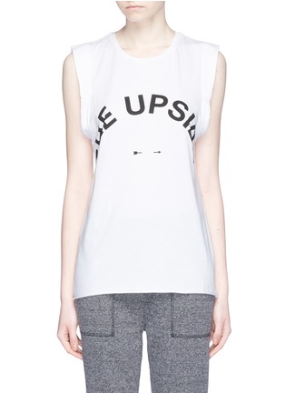 Main View - Click To Enlarge - THE UPSIDE - 'Muscle' logo print tank top