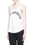 Front View - Click To Enlarge - THE UPSIDE - 'Issy' logo print tank top