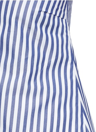 Detail View - Click To Enlarge - STRATEAS CARLUCCI - 'Harness' shoulder strap stripe cotton dress