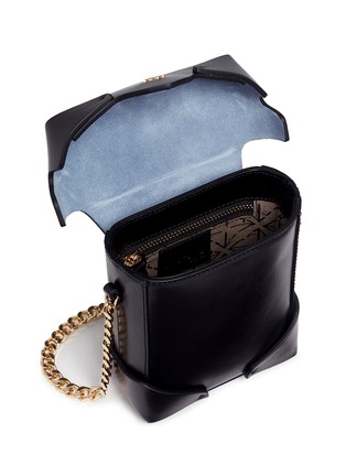  - MANU ATELIER - 'Pristine' micro leather crossbody bag