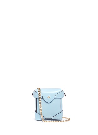 Main View - Click To Enlarge - MANU ATELIER - 'Pristine' micro leather crossbody bag