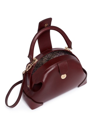  - MANU ATELIER - 'Demi' small leather crossbody satchel