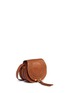 Detail View - Click To Enlarge - CHLOÉ - 'Marcie' mini tassel braided leather saddle bag
