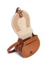  - CHLOÉ - 'Marcie' mini tassel braided leather saddle bag