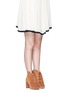 Figure View - Click To Enlarge - CHLOÉ - 'Maya' knotted tassel suede boots