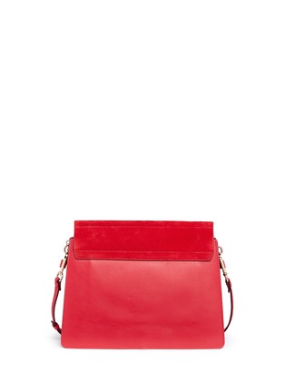 Chloé | 'Faye' medium suede flap leather shoulder bag | Women | Lane ...