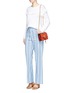 Figure View - Click To Enlarge - CHLOÉ - 'Mily' small leather turnlock flap shoulder bag