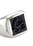 Detail View - Click To Enlarge - JOHN HARDY - Onyx silver naga signet ring