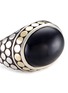 Detail View - Click To Enlarge - JOHN HARDY - Onyx 18k yellow gold silver dome ring