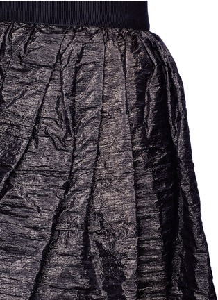 Detail View - Click To Enlarge - MARC JACOBS - Crinkled taffeta pleated midi skirt