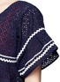 Detail View - Click To Enlarge - LISA MARIE FERNANDEZ - 'Fiesta' zigzag stripe eyelet cotton lace dress
