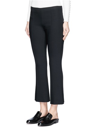 Front View - Click To Enlarge - THE ROW - 'Beca' virgin wool blend cropped flared pants