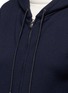 Detail View - Click To Enlarge - 3.1 PHILLIP LIM - Lace lined hood zip hoodie