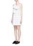 Front View - Click To Enlarge - VICTORIA, VICTORIA BECKHAM - Twist bow one-shoulder dress