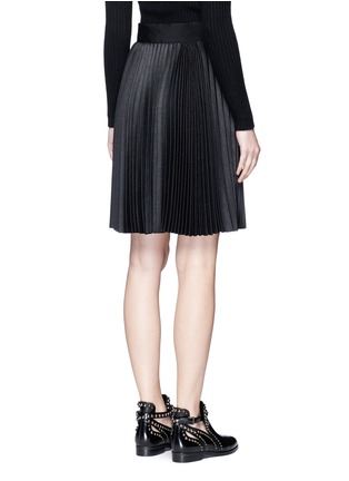 Back View - Click To Enlarge - 3.1 PHILLIP LIM - Belted plissé pleated skirt