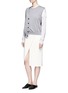 Figure View - Click To Enlarge - ACNE STUDIOS - 'Kashi' colourblock cardigan front sweater