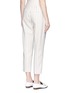 Back View - Click To Enlarge - VICTORIA, VICTORIA BECKHAM - Stripe calvary twill cropped pants