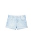 Main View - Click To Enlarge - STELLA MCCARTNEY - 'Tomboy' star embroidered denim shorts