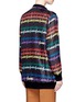 Back View - Click To Enlarge - GUCCI - Reversible rainbow logo print cardigan