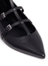 Detail View - Click To Enlarge - MICHAEL KORS - 'Marta' caged buckle strap leather flats