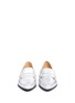 Front View - Click To Enlarge - MICHAEL KORS - 'Connor' metallic leather loafers