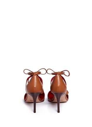 Back View - Click To Enlarge - COACH - 'Shae' leather lace-up d'Orsay pumps