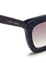 Detail View - Click To Enlarge - JIMMY CHOO - 'Flash' crystal frame acetate sunglasses