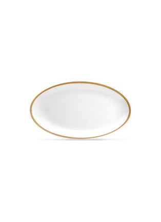 Main View - Click To Enlarge - L'OBJET - Soie Tressée large oval platter – Gold
