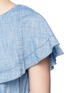 Detail View - Click To Enlarge - LISA MARIE FERNANDEZ - 'Arden' chambray flounce maxi dress
