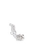 Detail View - Click To Enlarge - CZ BY KENNETH JAY LANE - Cubic zirconia stud and climber earrings set