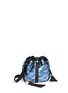 Front View - Click To Enlarge - SEE BY CHLOÉ - 'Vicki' metallic sequin bucket bag