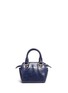 Back View - Click To Enlarge - SEE BY CHLOÉ - 'Paige' mini textured leather crossbody bag