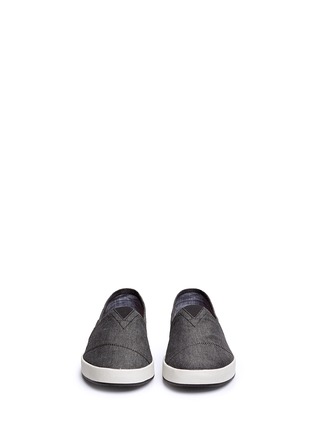 Front View - Click To Enlarge - 90294 - 'Avalon' chambray slip-ons