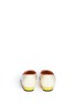 Back View - Click To Enlarge - CHARLOTTE OLYMPIA - 'Mid-Century Kitty' contrast heel leather flats