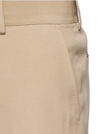 Detail View - Click To Enlarge - GUCCI - Wide leg wool pants