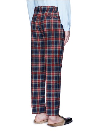 Back View - Click To Enlarge - GUCCI - Tartan plaid pyjama pants