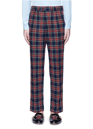 Main View - Click To Enlarge - GUCCI - Tartan plaid pyjama pants