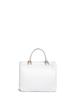 Back View - Click To Enlarge - MICHAEL KORS - 'Anabelle' medium leather top zip tote