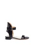 Main View - Click To Enlarge - FRANCESCO RUSSO - High collar leather sandals