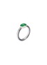 Figure View - Click To Enlarge - SAMUEL KUNG - Sapphire jade 18k white gold ring